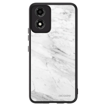 Husă pentru Motorola Moto E14 - White marble