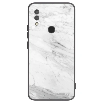 Picasee husă neagră din silicon pentru Xiaomi Redmi 7 - White marble