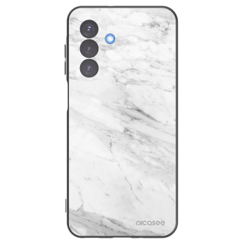 Picasee husă neagră din silicon pentru Samsung Galaxy A17 5G - White marble
