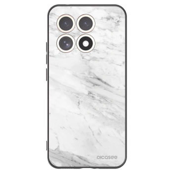 Picasee husă neagră din silicon pentru Xiaomi 15T - White marble