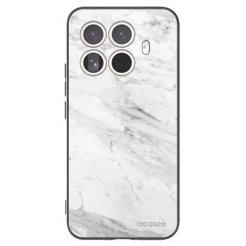Picasee husă neagră din silicon pentru Xiaomi 15T Pro - White marble