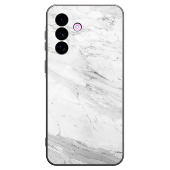 Picasee husă neagră din silicon pentru Samsung Galaxy A57 5G - White marble