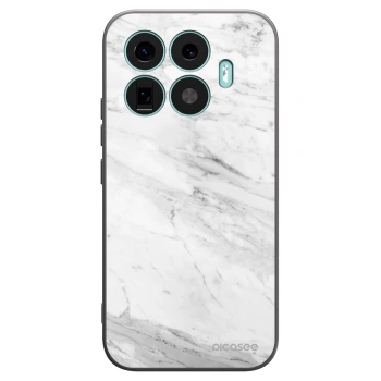 Picasee husă neagră din silicon pentru Xiaomi 17T - White marble