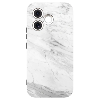 Picasee husă neagră din silicon pentru Honor 600 Lite - White marble
