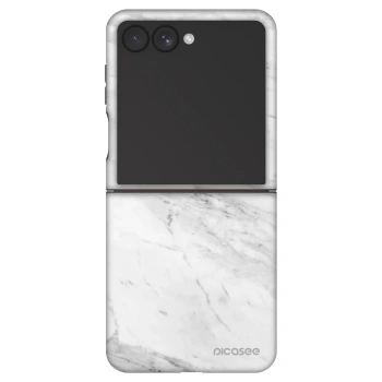 Picasee Fashion Case pentru Samsung Galaxy Z Flip7 5G - White marble