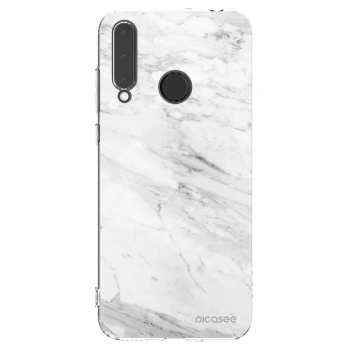 Picasee husă transparentă din silicon pentru Honor 20 Lite - White marble