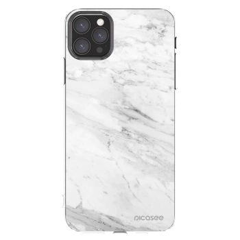 Picasee husă transparentă din silicon pentru Apple iPhone 11 Pro Max - White marble