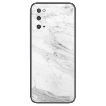 Picasee husă neagră din silicon pentru Samsung Galaxy S20 G980F - White marble