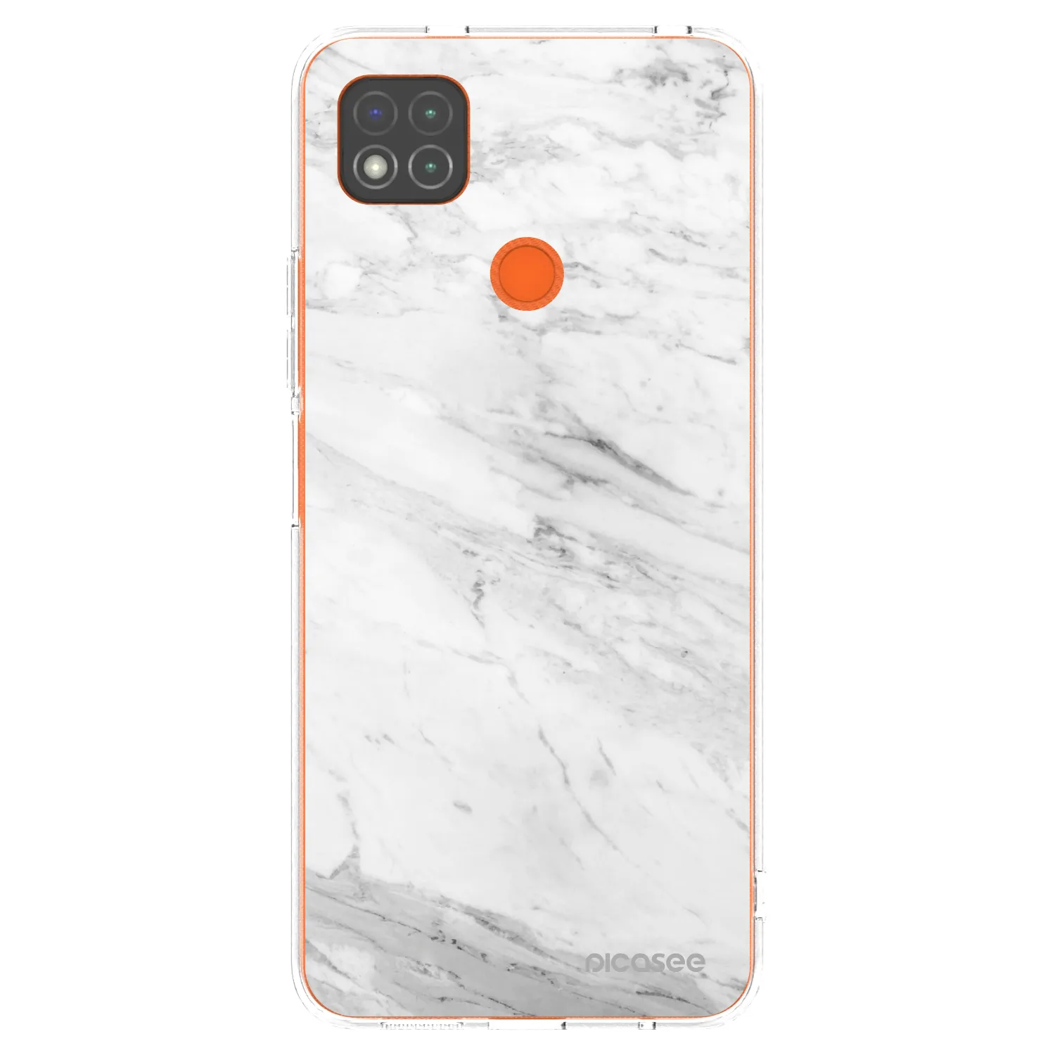 Picasee husă transparentă din silicon pentru Xiaomi Redmi 9C - White marble