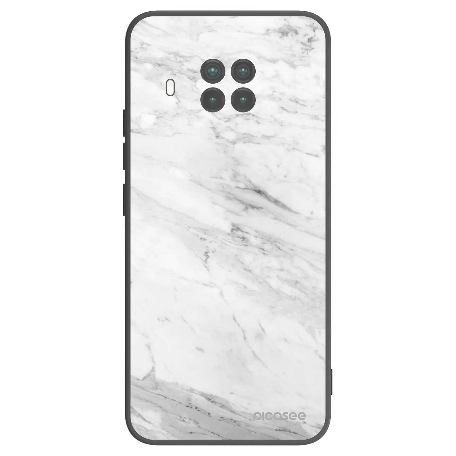 Picasee husă neagră din silicon pentru Xiaomi Mi 10T Lite - White marble