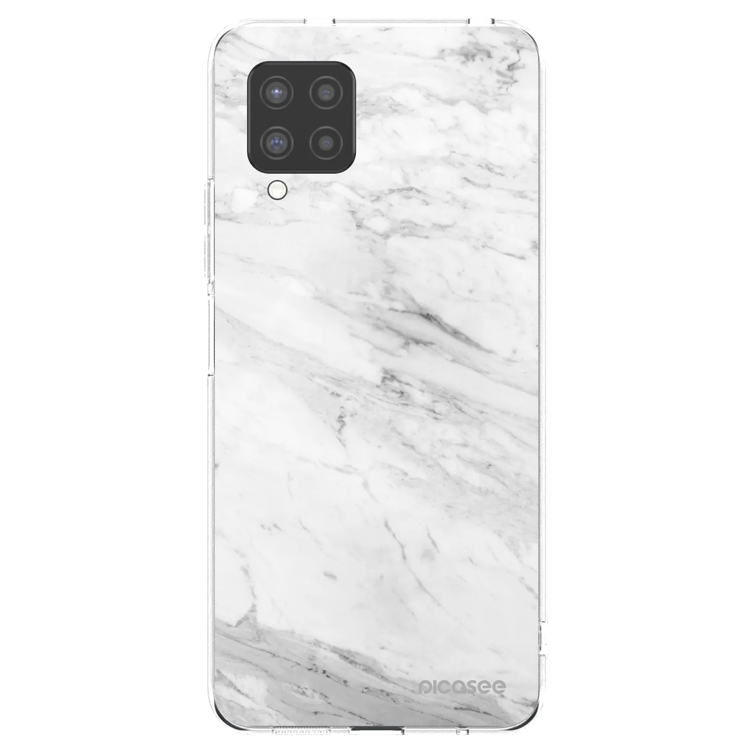 Picasee husă transparentă din silicon pentru Samsung Galaxy A42 A426B - White marble