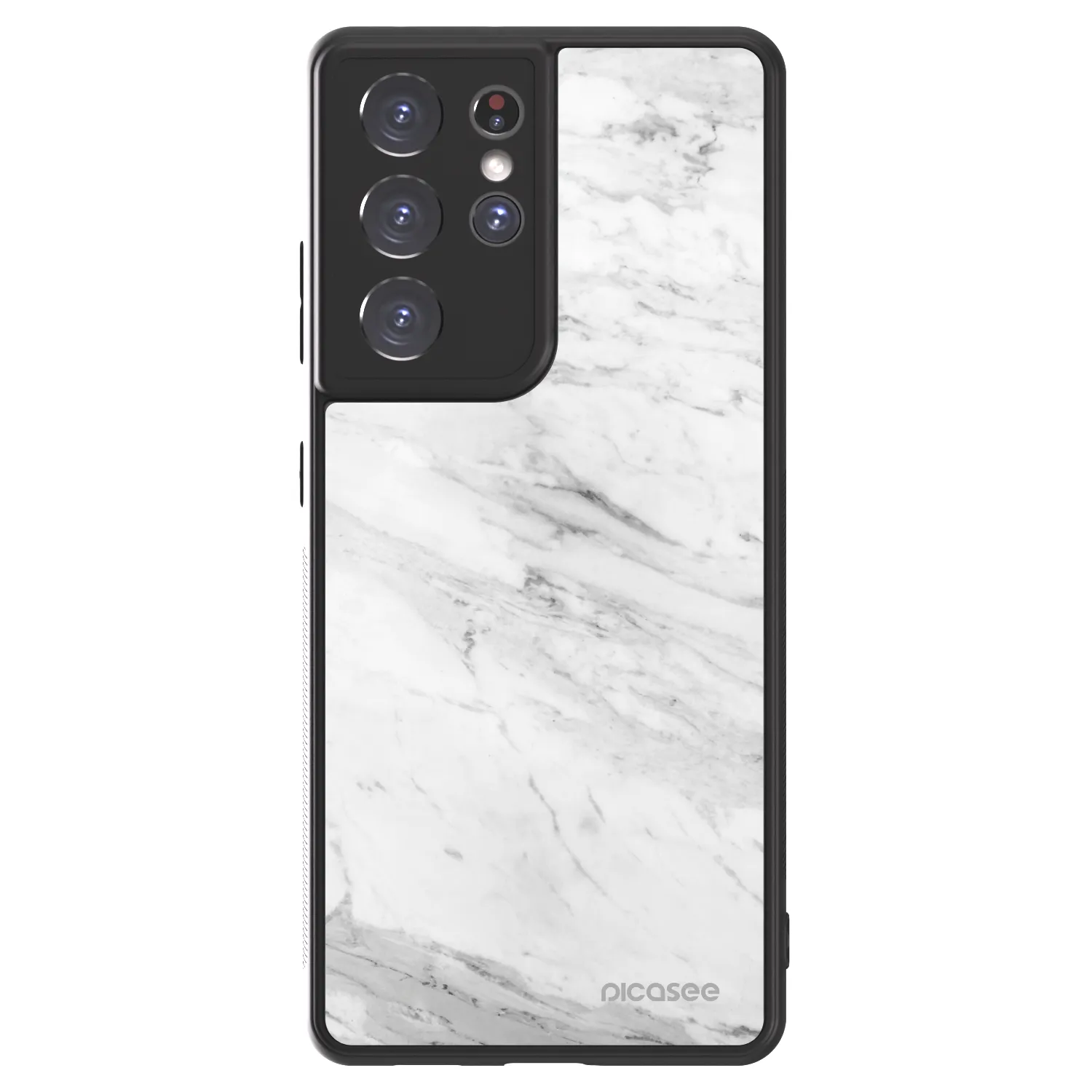 Picasee ULTIMATE CASE pentru Samsung Galaxy S21 Ultra 5G G998B - White marble