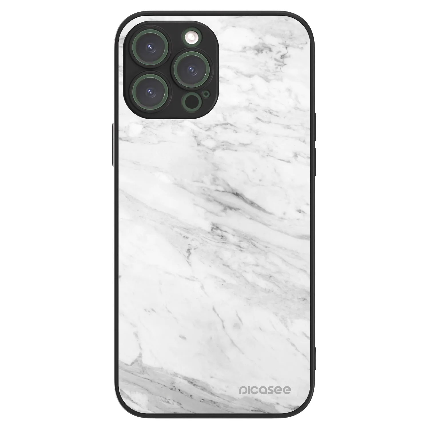 Picasee ULTIMATE CASE pentru Apple iPhone 13 Pro Max - White marble