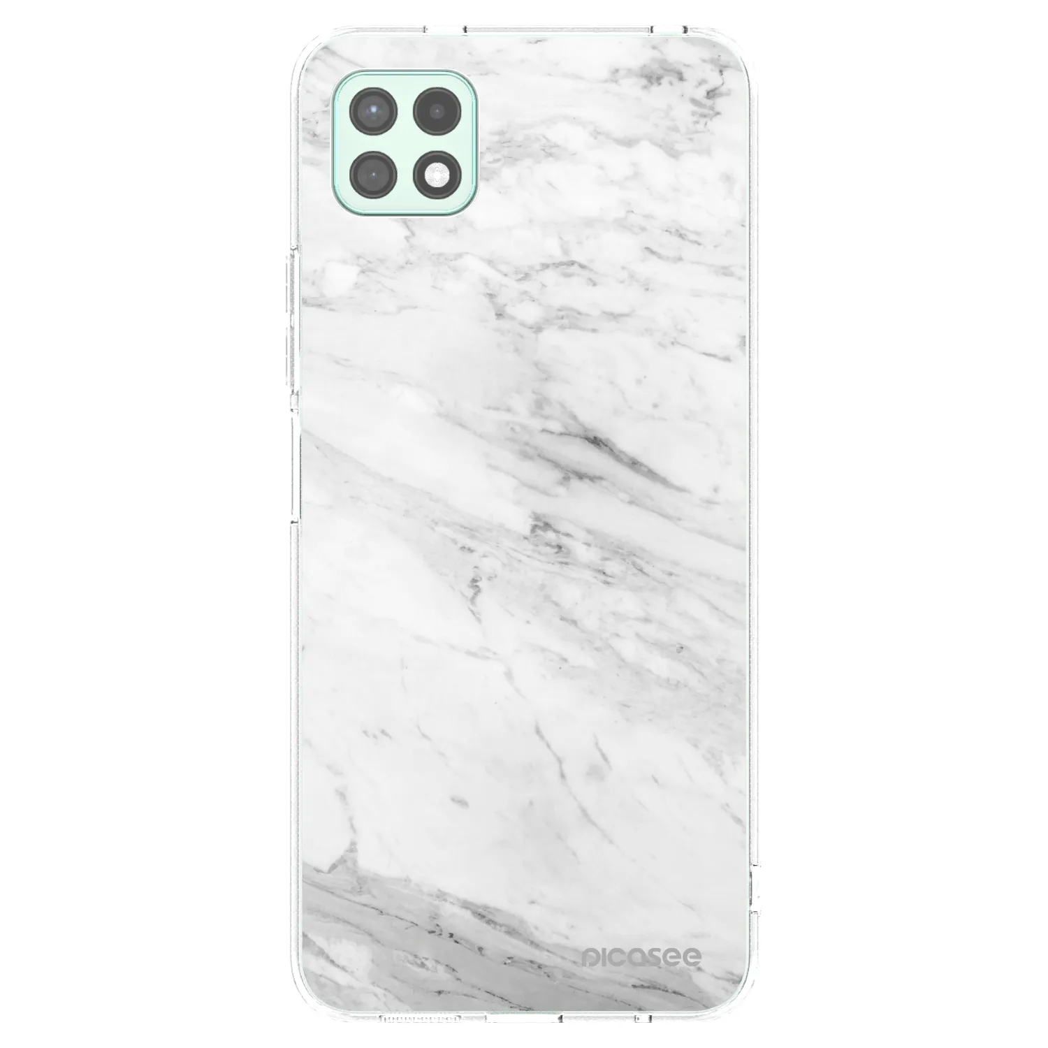 Picasee husă transparentă din silicon pentru Samsung Galaxy A22 A226B 5G - White marble
