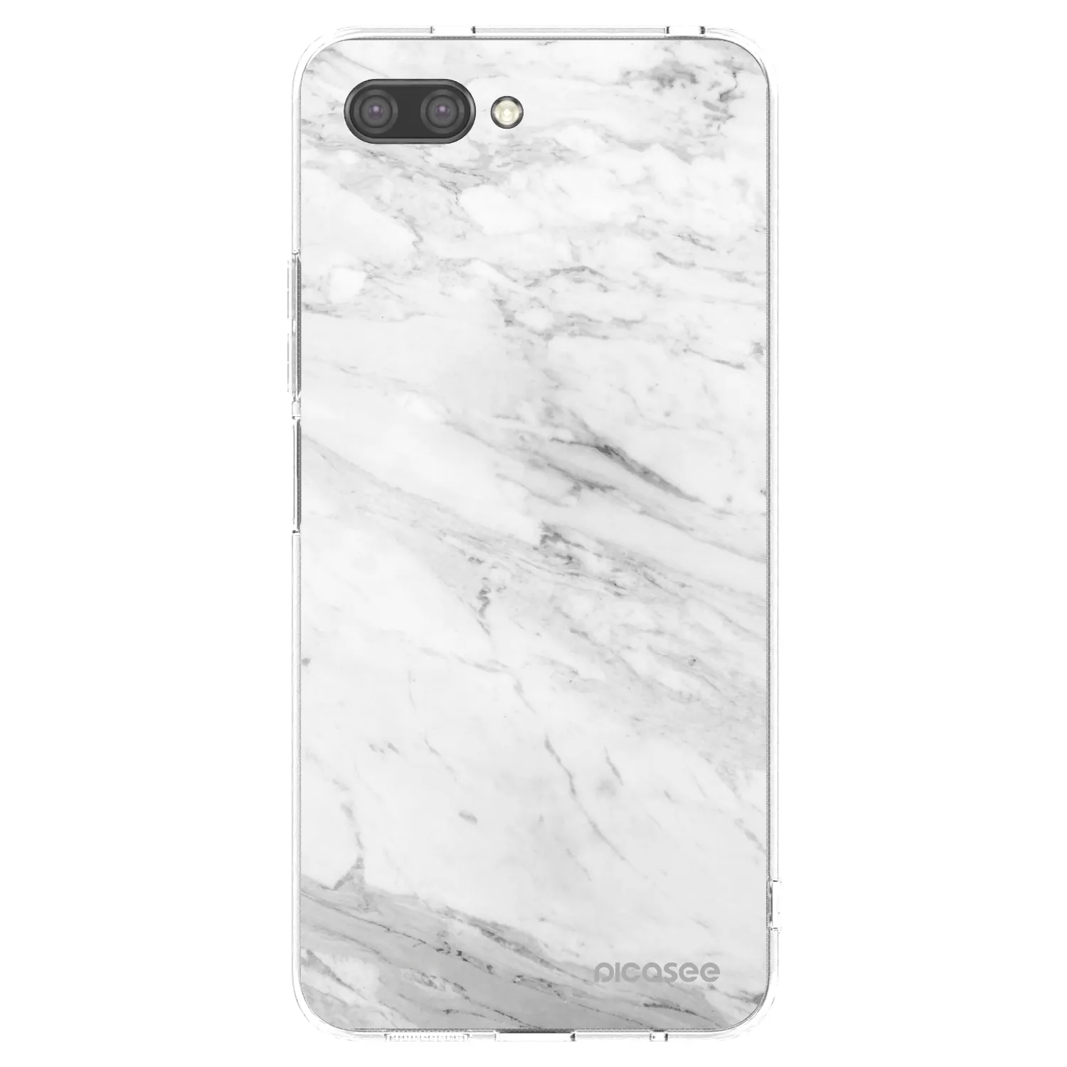 Picasee husă transparentă din silicon pentru Honor 10 - White marble