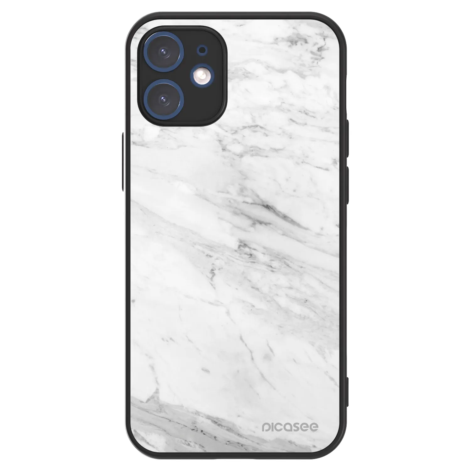 Picasee ULTIMATE CASE MagSafe pentru Apple iPhone 12 mini - White marble