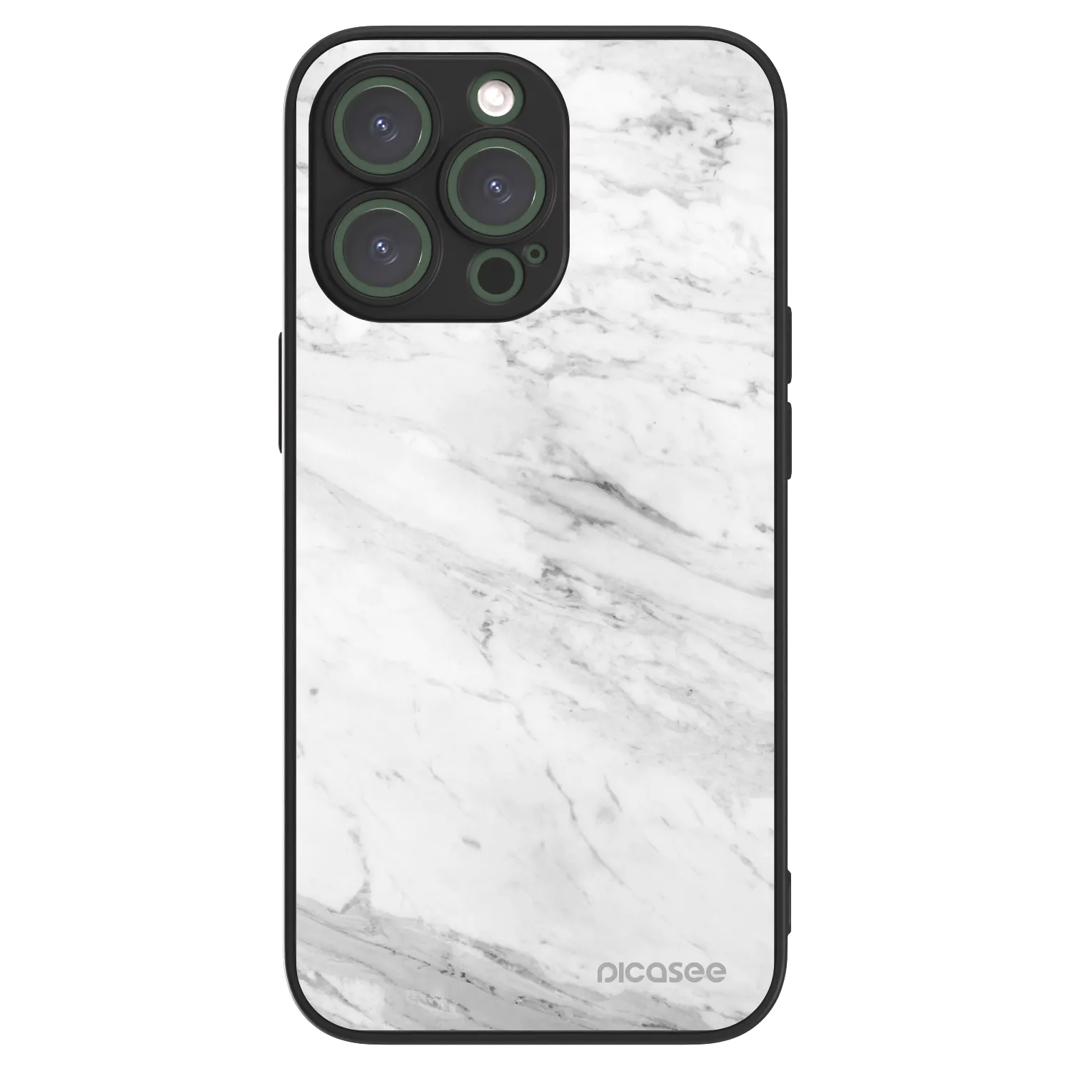 Picasee ULTIMATE CASE MagSafe pentru Apple iPhone 13 Pro - White marble