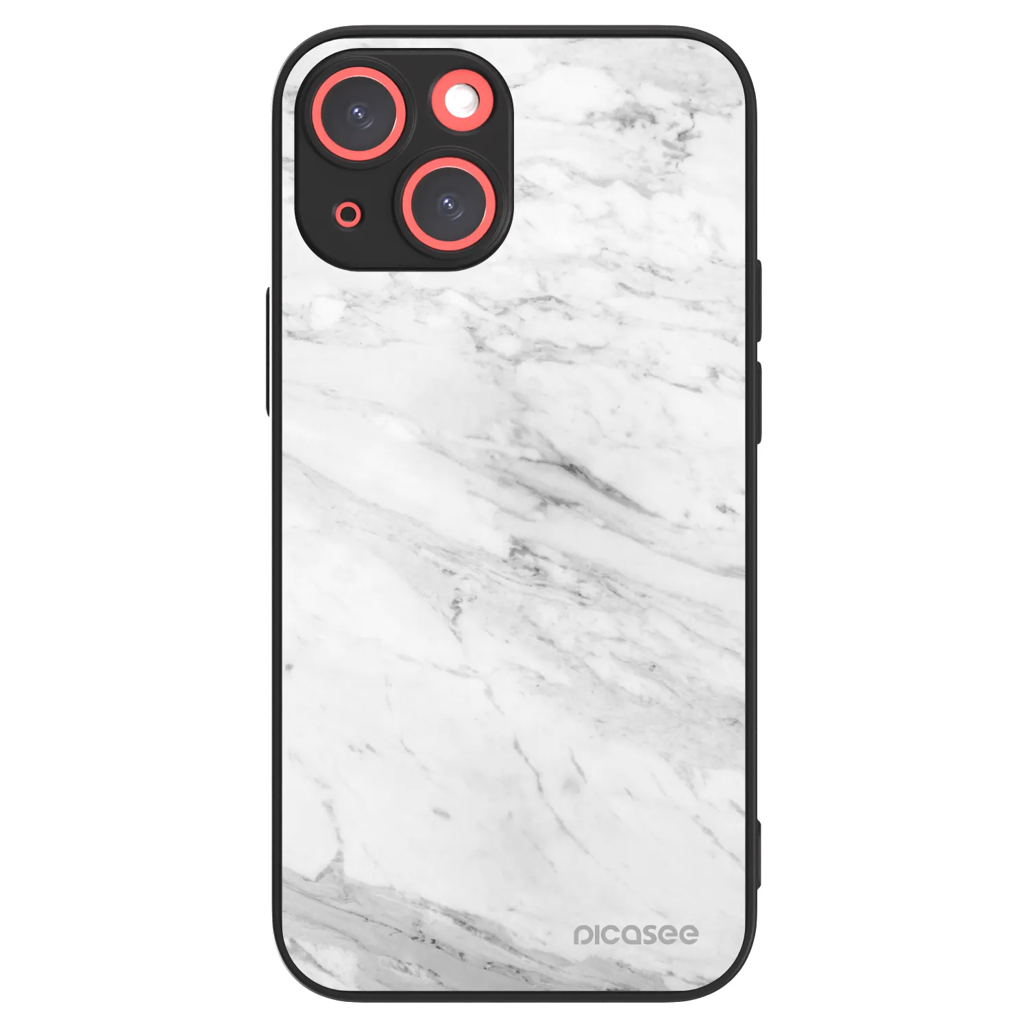 Picasee ULTIMATE CASE MagSafe pentru Apple iPhone 13 mini - White marble