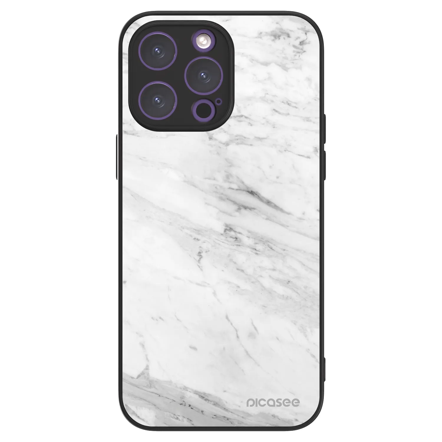 Picasee ULTIMATE CASE MagSafe pentru Apple iPhone 14 Pro Max - White marble