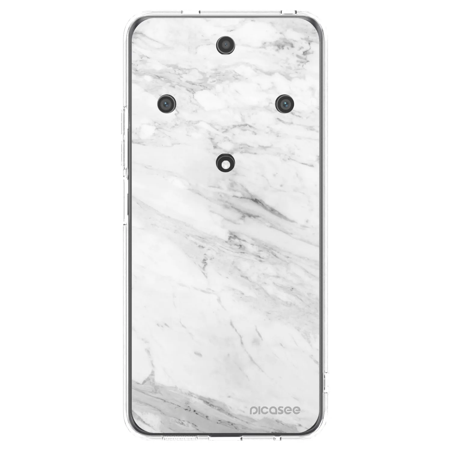 Picasee husă transparentă din silicon pentru Honor Magic5 Lite 5G - White marble