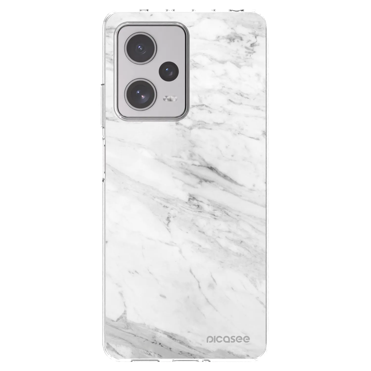 Picasee husă transparentă din silicon pentru Xiaomi Redmi Note 12 Pro+ 5G - White marble