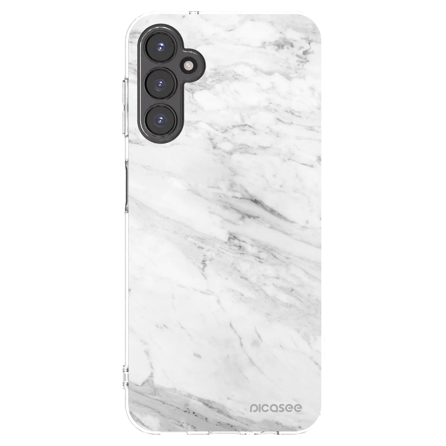 Picasee husă transparentă din silicon pentru Samsung Galaxy A14 4G A145R - White marble