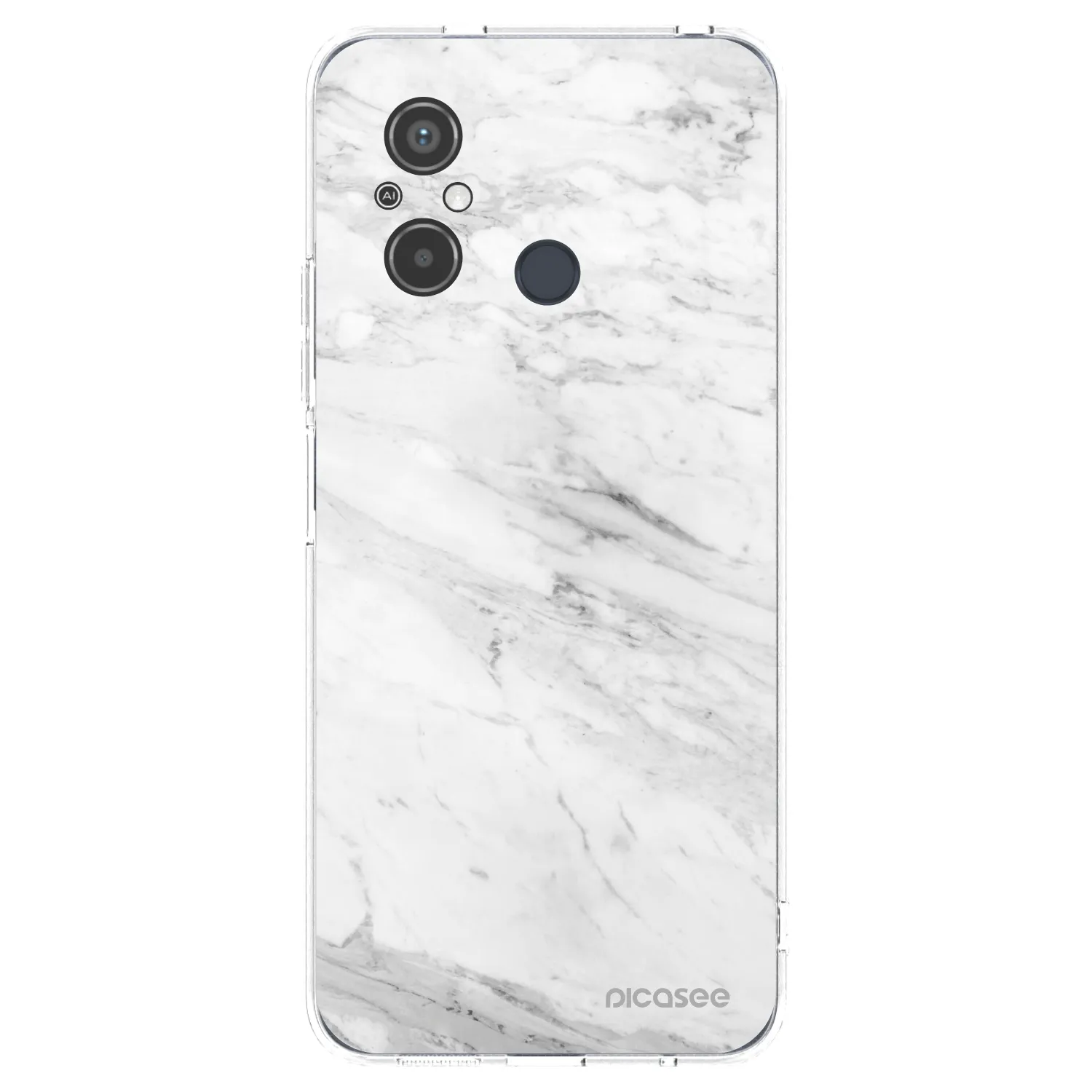 Picasee husă transparentă din silicon pentru Xiaomi Redmi 12C - White marble