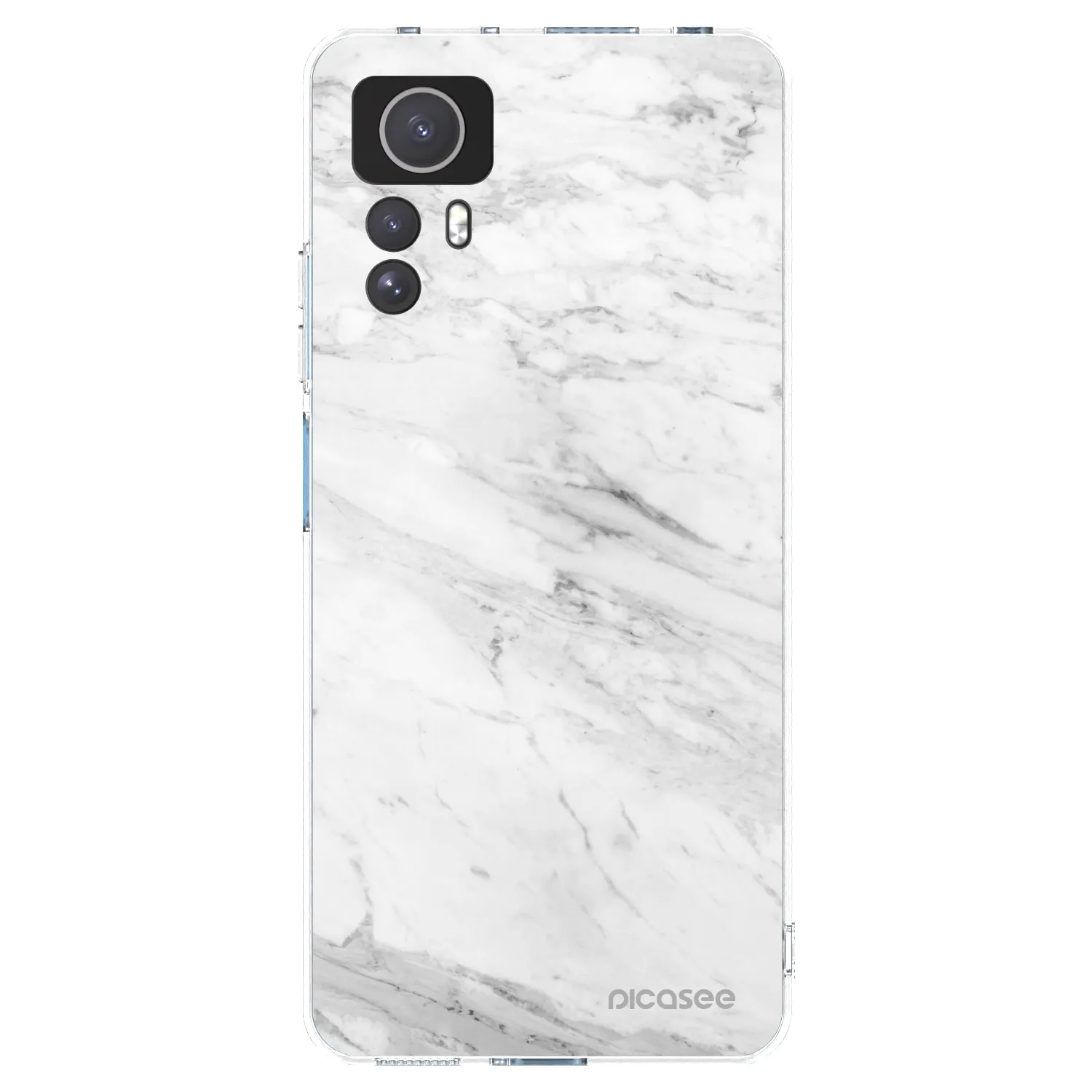 Picasee husă transparentă din silicon pentru Xiaomi Redmi Note 12S - White marble