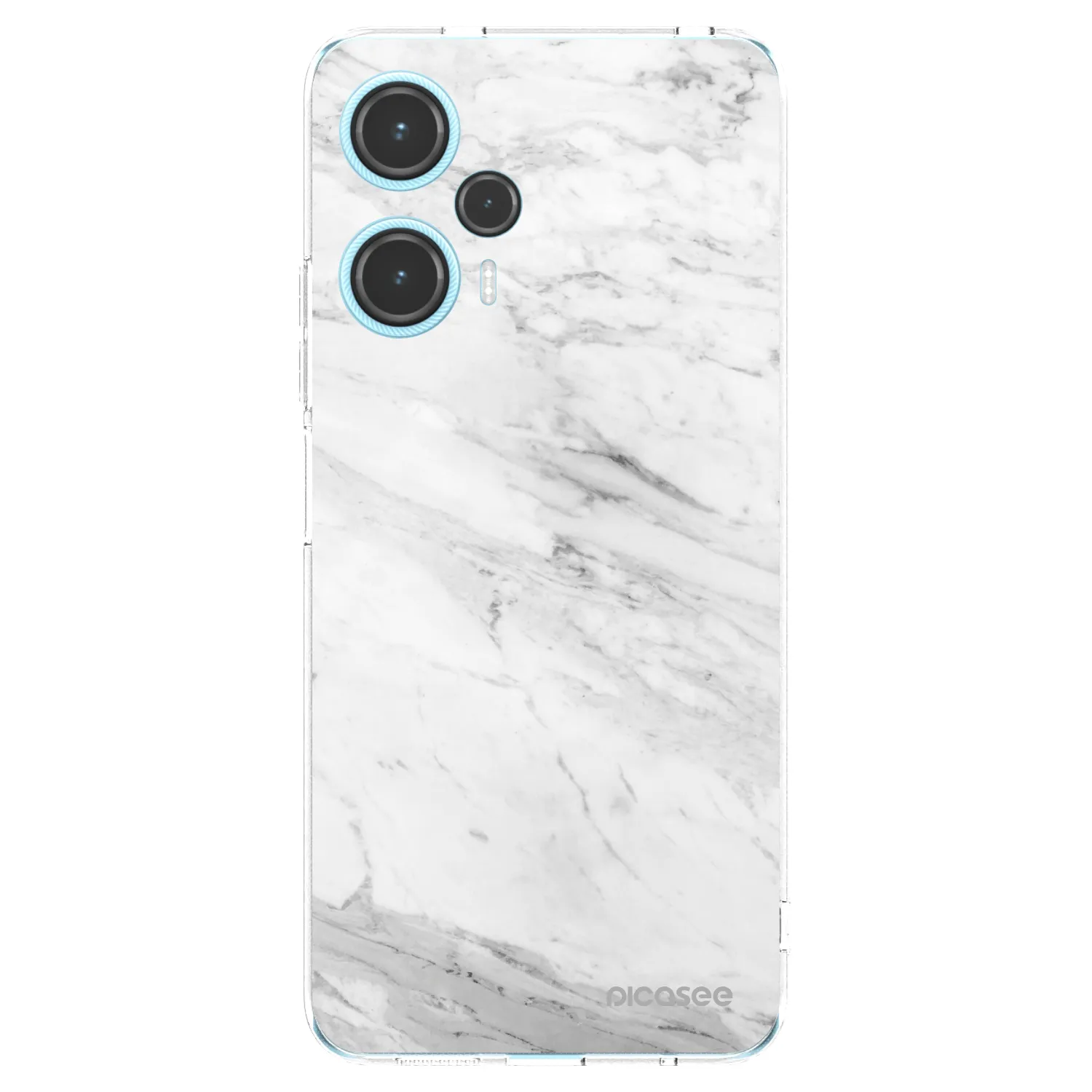 Picasee husă transparentă din silicon pentru Xiaomi Poco F5 - White marble