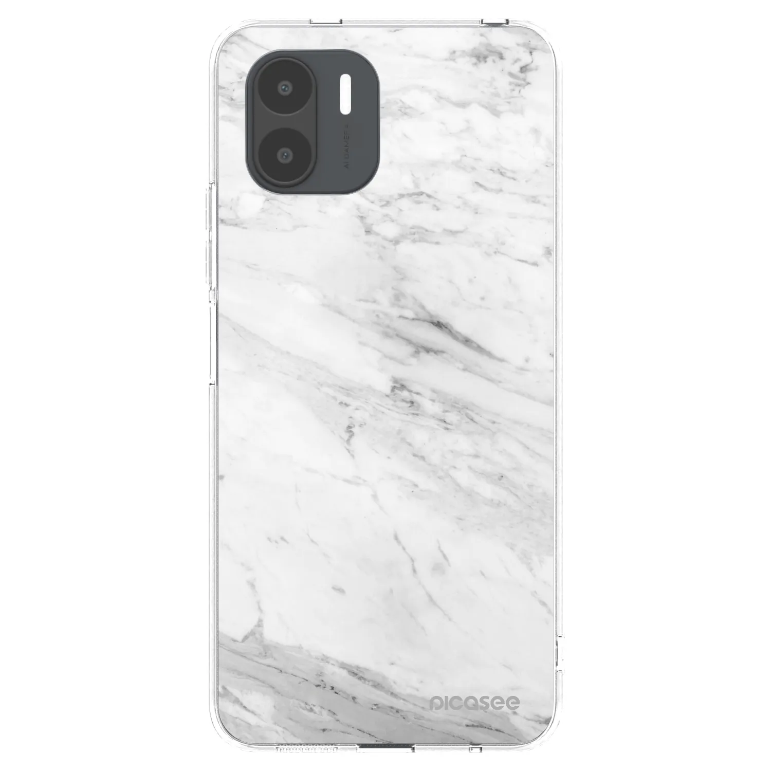 Picasee husă transparentă din silicon pentru Xiaomi Redmi A2 - White marble