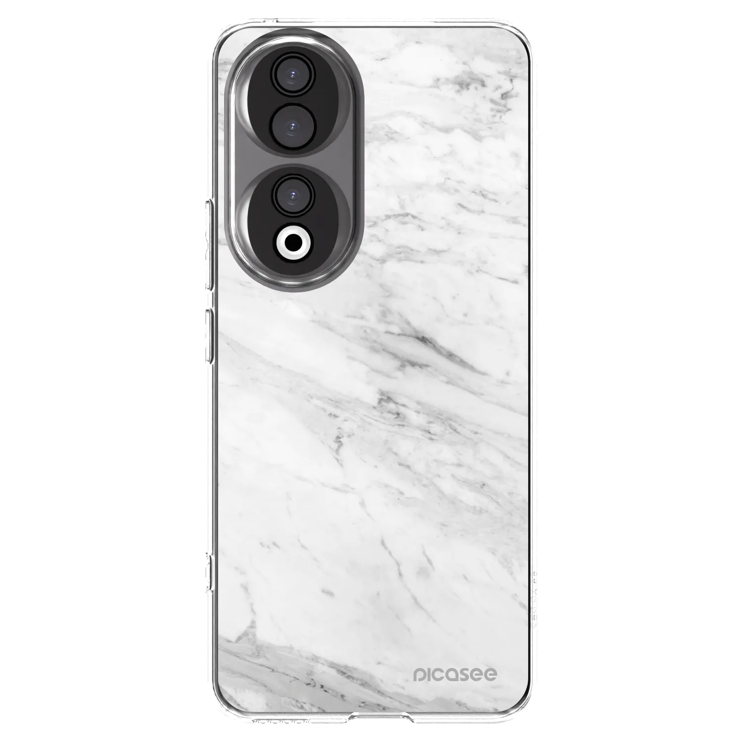 Picasee husă transparentă din silicon pentru Honor 90 5G - White marble