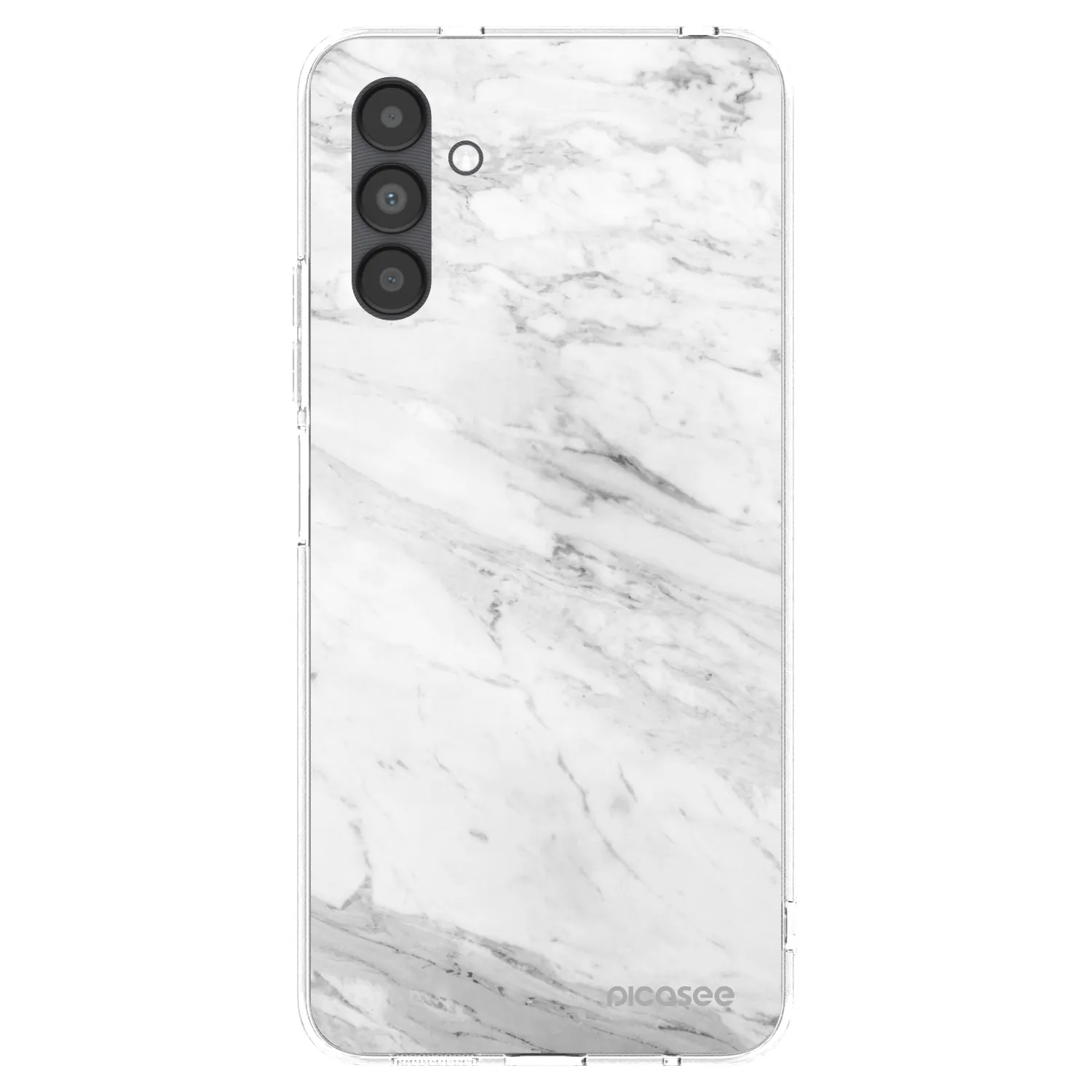 Picasee husă transparentă din silicon pentru Samsung Galaxy A04s A047F - White marble