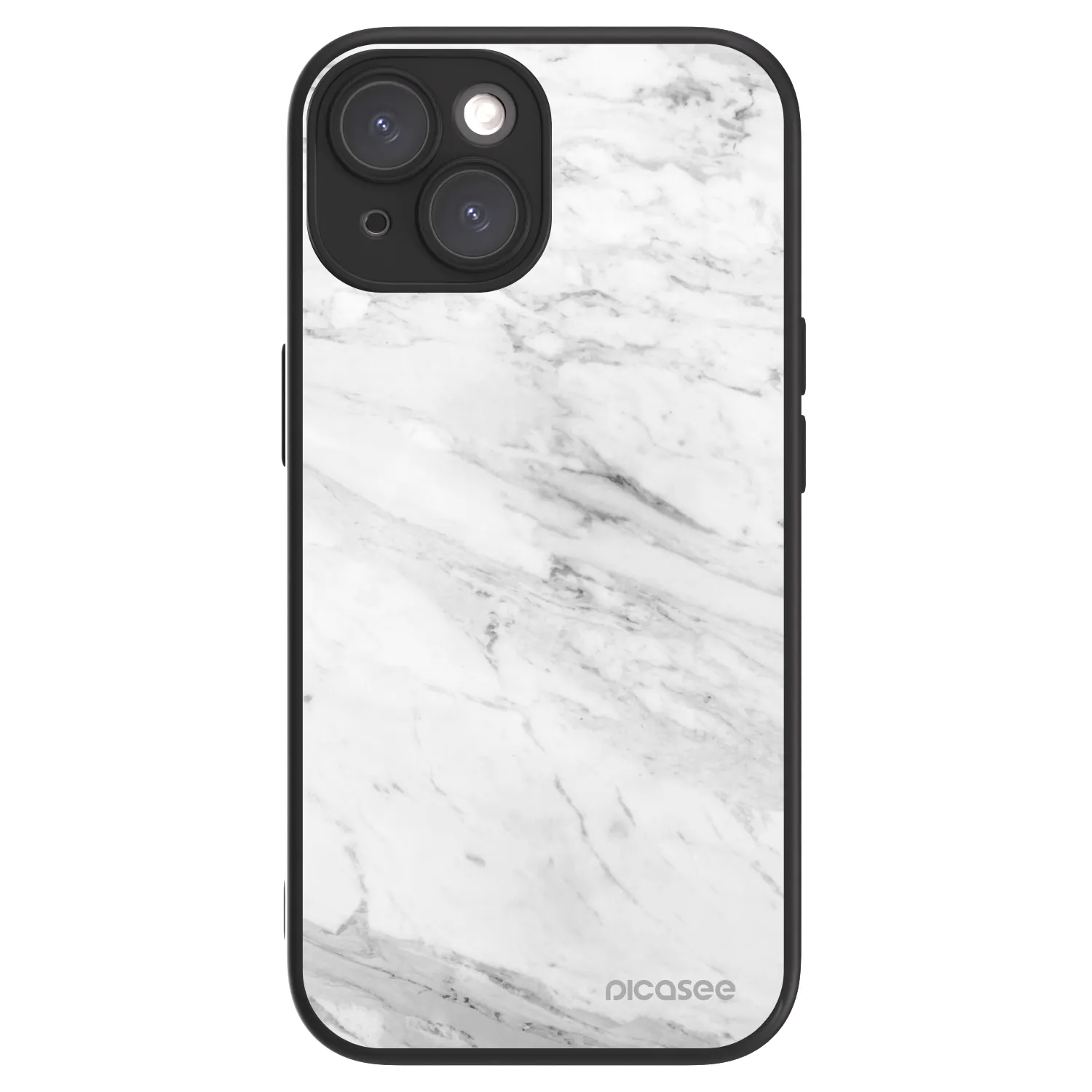 Picasee ULTIMATE CASE MagSafe pentru Apple iPhone 15 - White marble