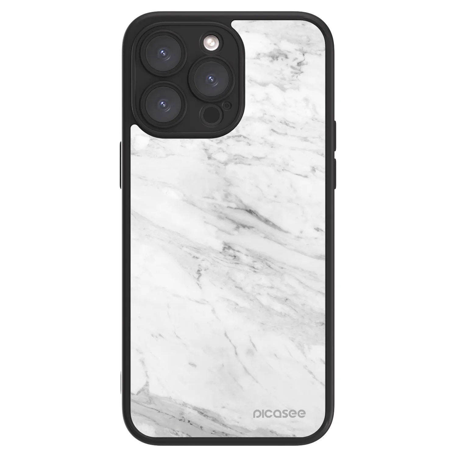 Picasee ULTIMATE CASE pentru Apple iPhone 15 Pro Max - White marble