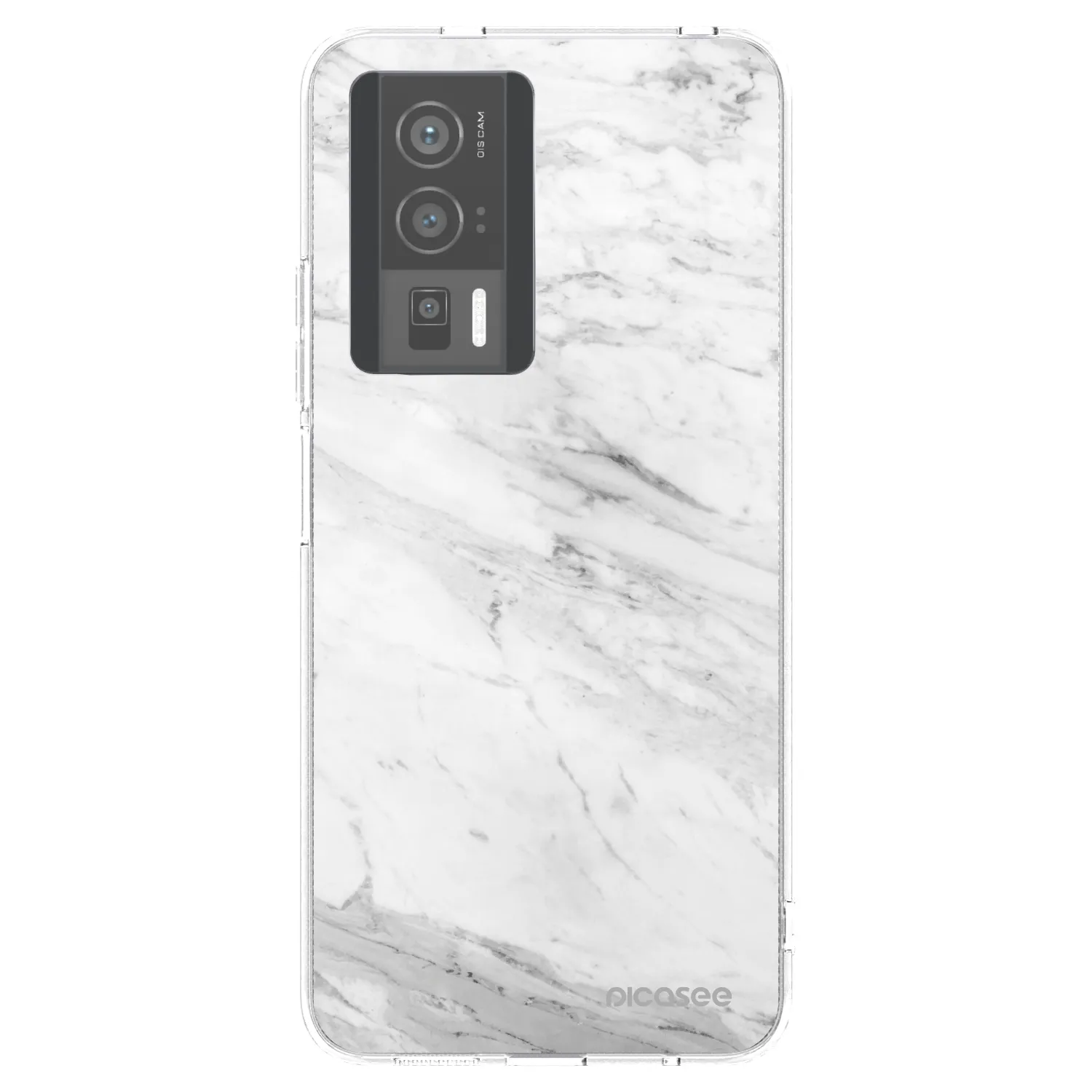Picasee husă transparentă din silicon pentru Xiaomi Poco F5 Pro 5G - White marble