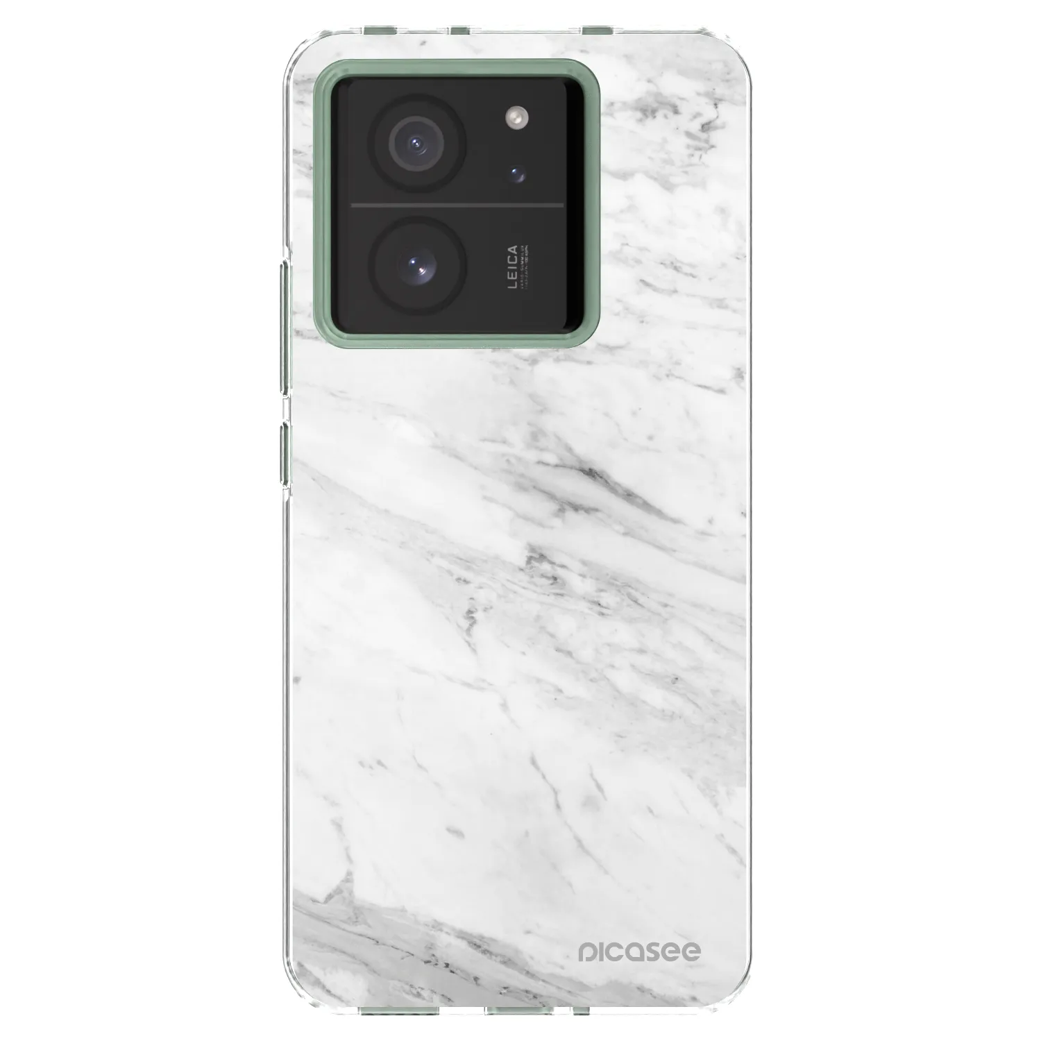 Picasee husă transparentă din silicon pentru Xiaomi 13T - White marble