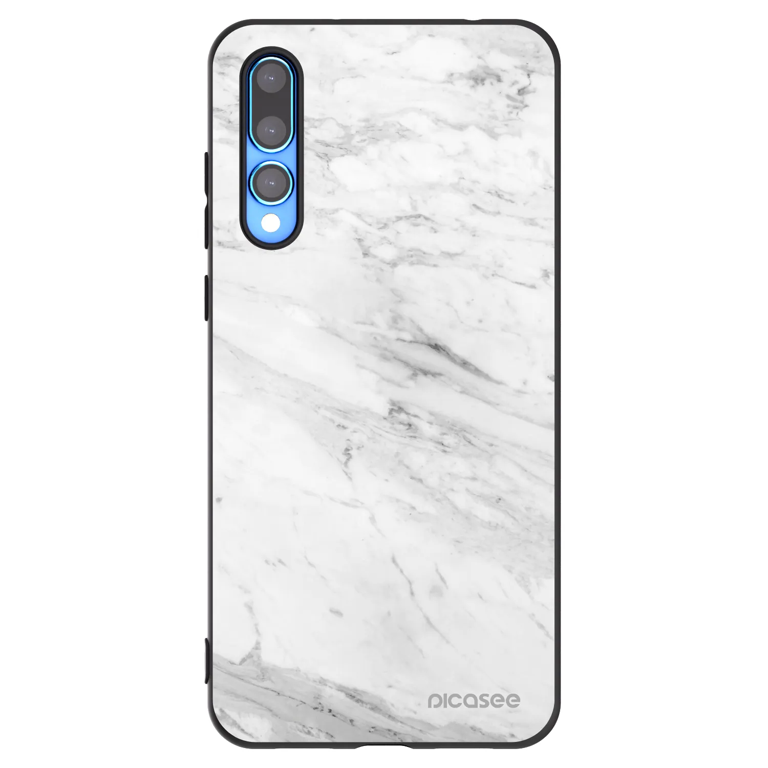 Picasee husă neagră din silicon pentru Huawei P20 Pro - White marble