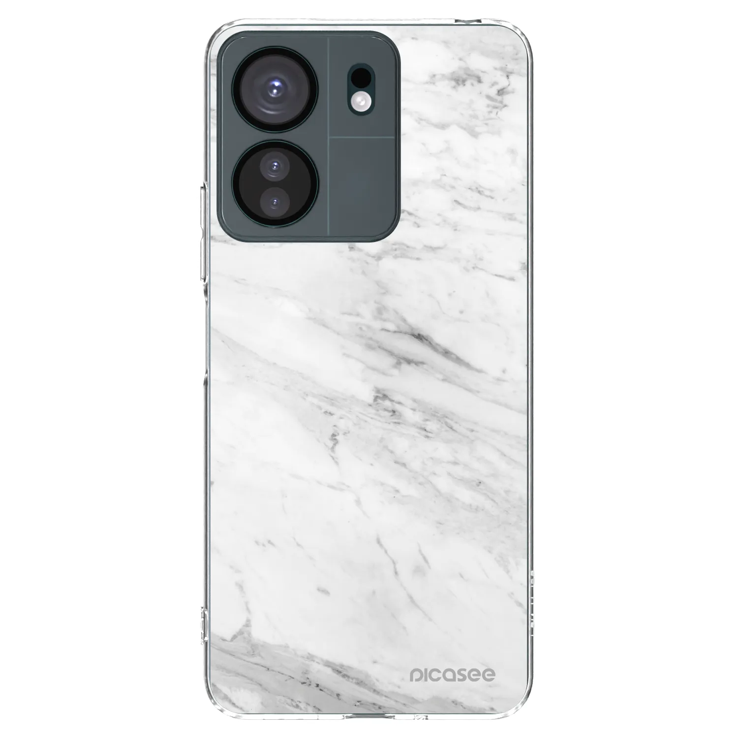 Picasee husă transparentă din silicon pentru Xiaomi Redmi 13C 4G - White marble