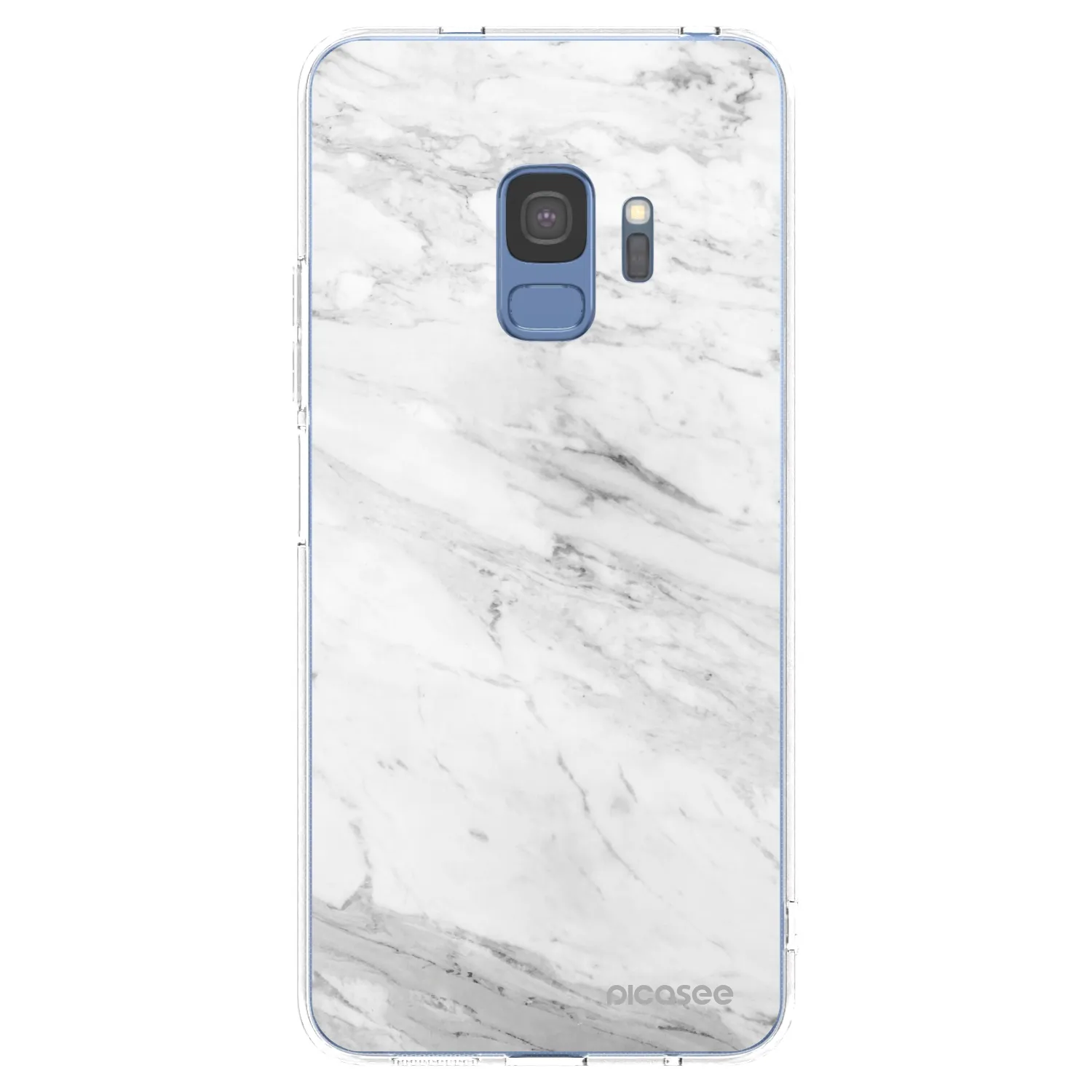 Picasee husă transparentă din silicon pentru Samsung Galaxy S9 G960F - White marble