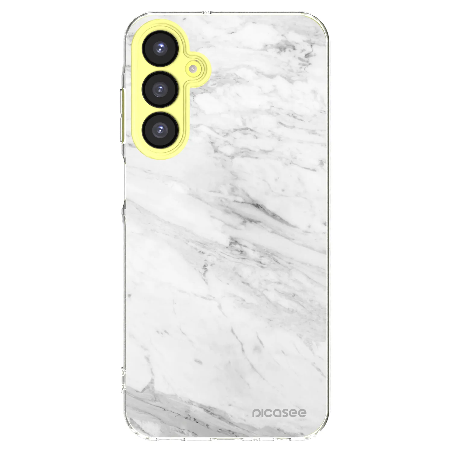 Picasee husă transparentă din silicon pentru Samsung Galaxy A25 A256B 5G - White marble
