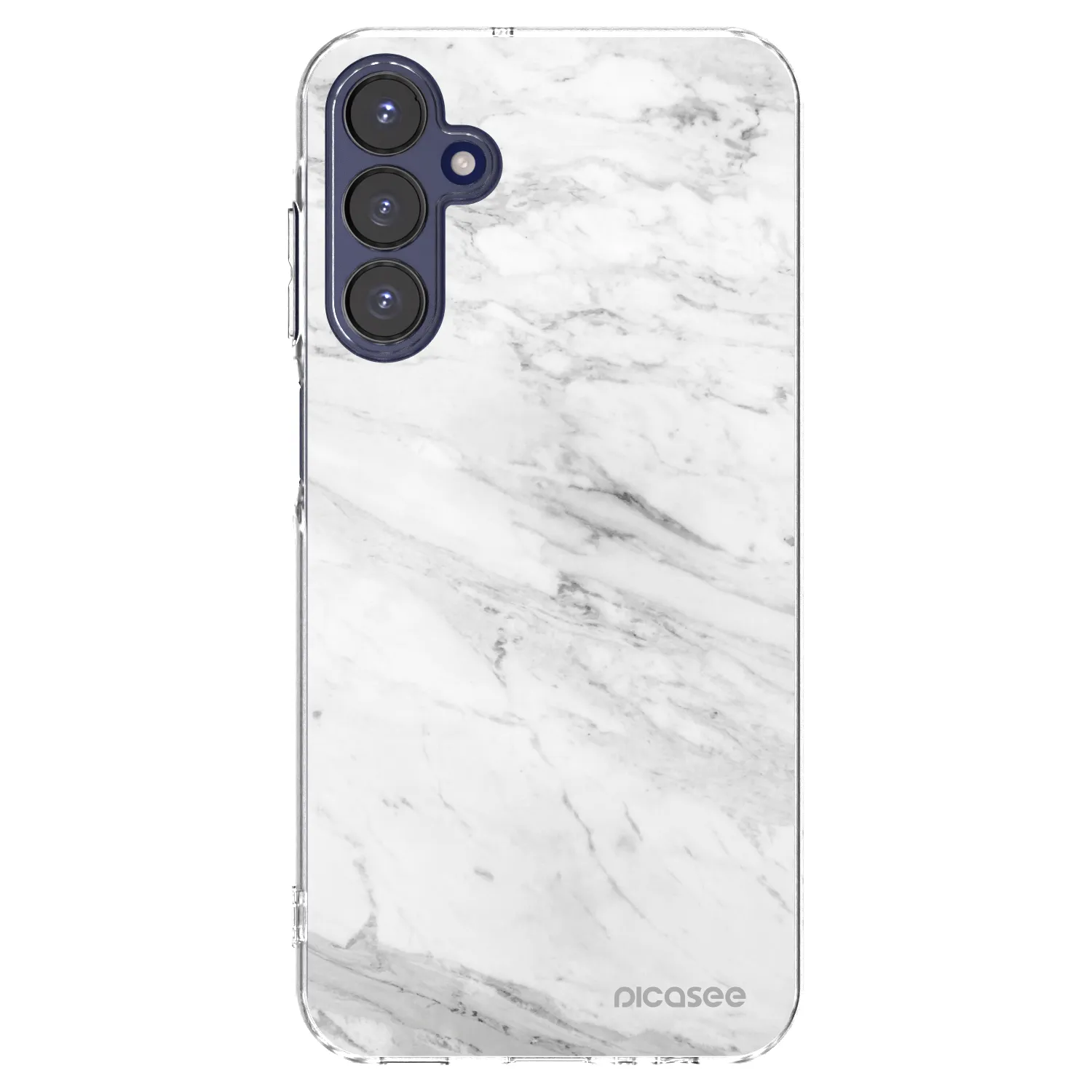 Picasee husă transparentă din silicon pentru Samsung Galaxy A15 A155F 4G - White marble