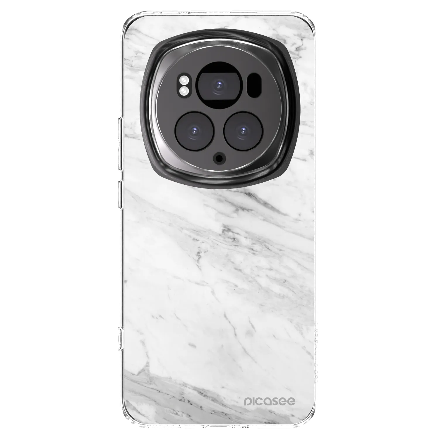 Picasee husă transparentă din silicon pentru Honor Magic6 Pro - White marble