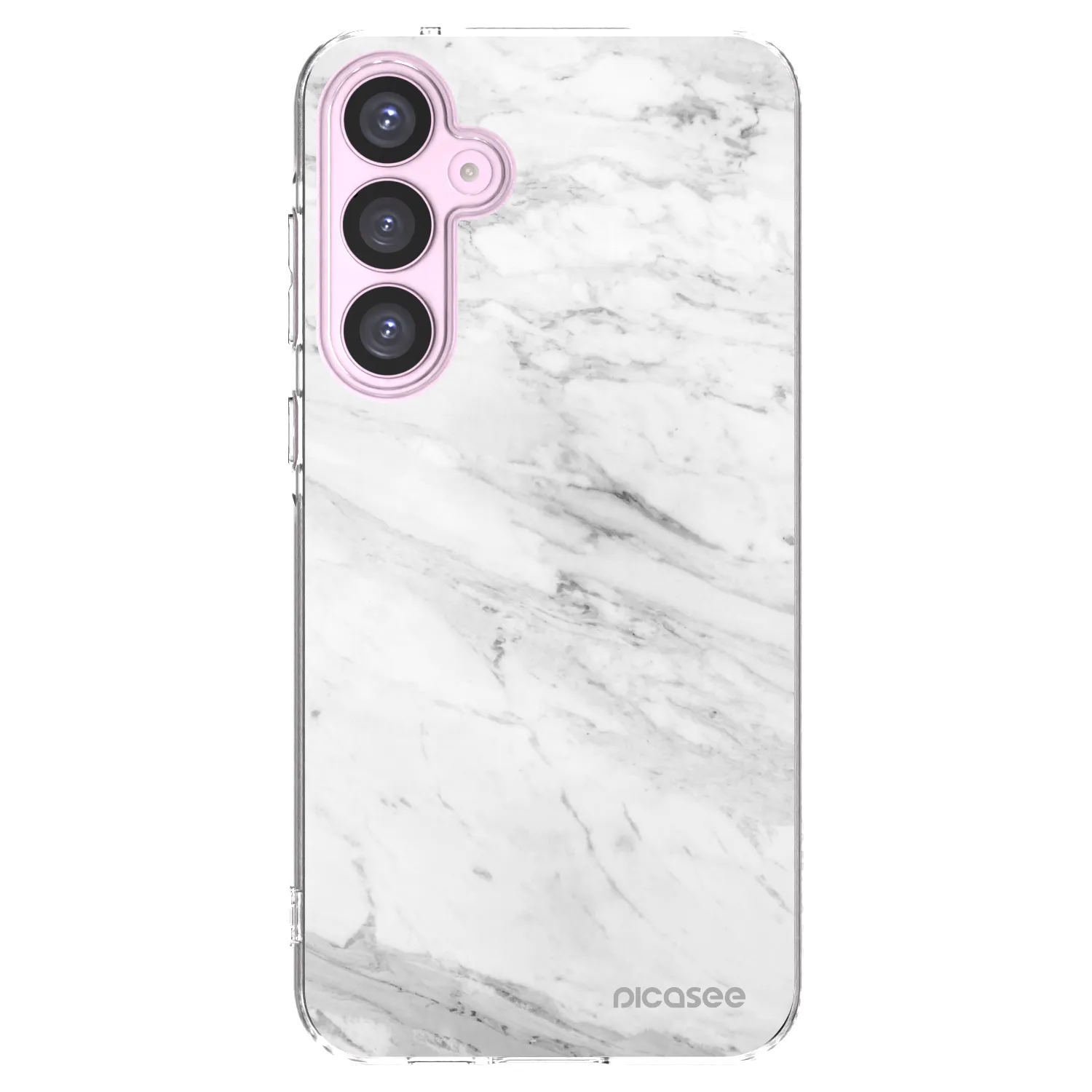 Picasee husă transparentă din silicon pentru Samsung Galaxy A55 5G A556B - White marble
