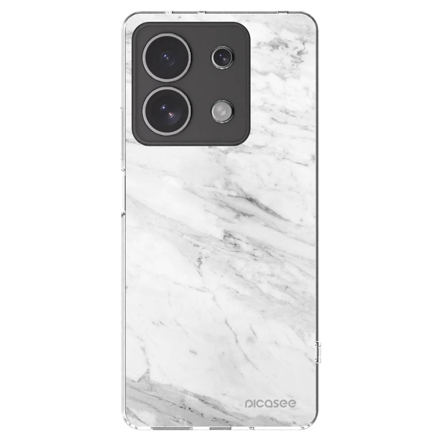 Picasee husă transparentă din silicon pentru Xiaomi Redmi Note 13 4G - White marble