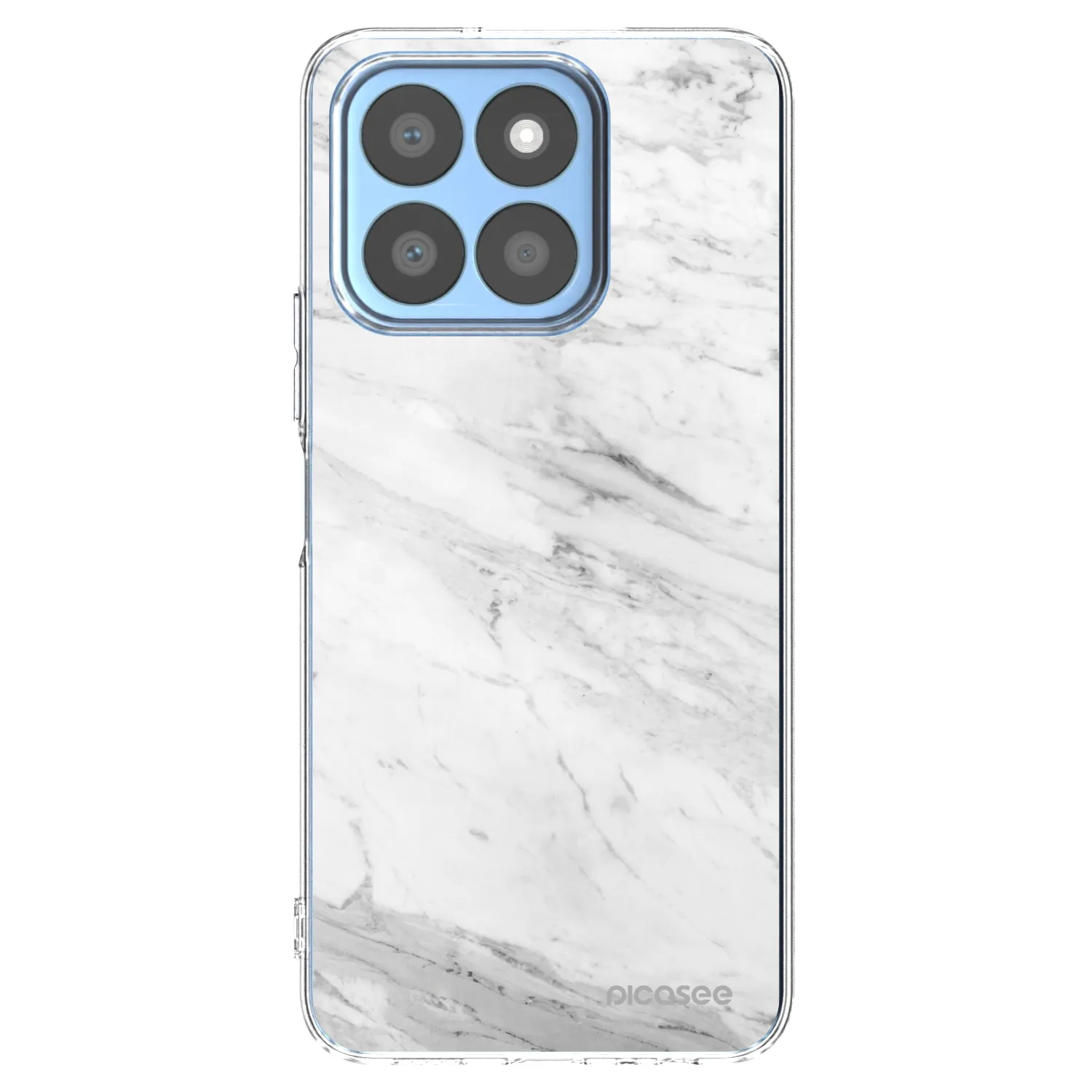 Picasee husă transparentă din silicon pentru Honor X8b - White marble