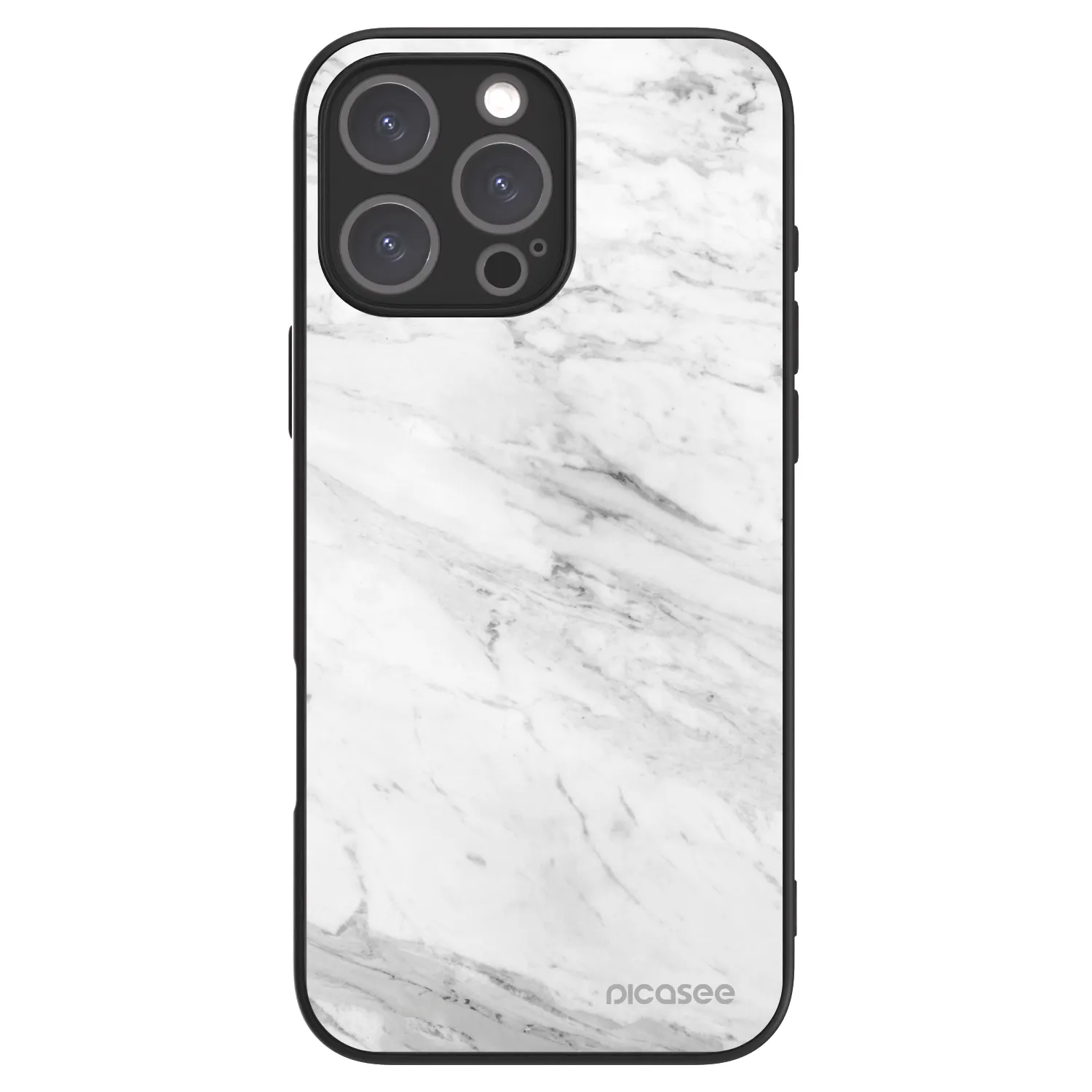 Picasee ULTIMATE CASE MagSafe pentru Apple iPhone 16 Pro Max - White marble