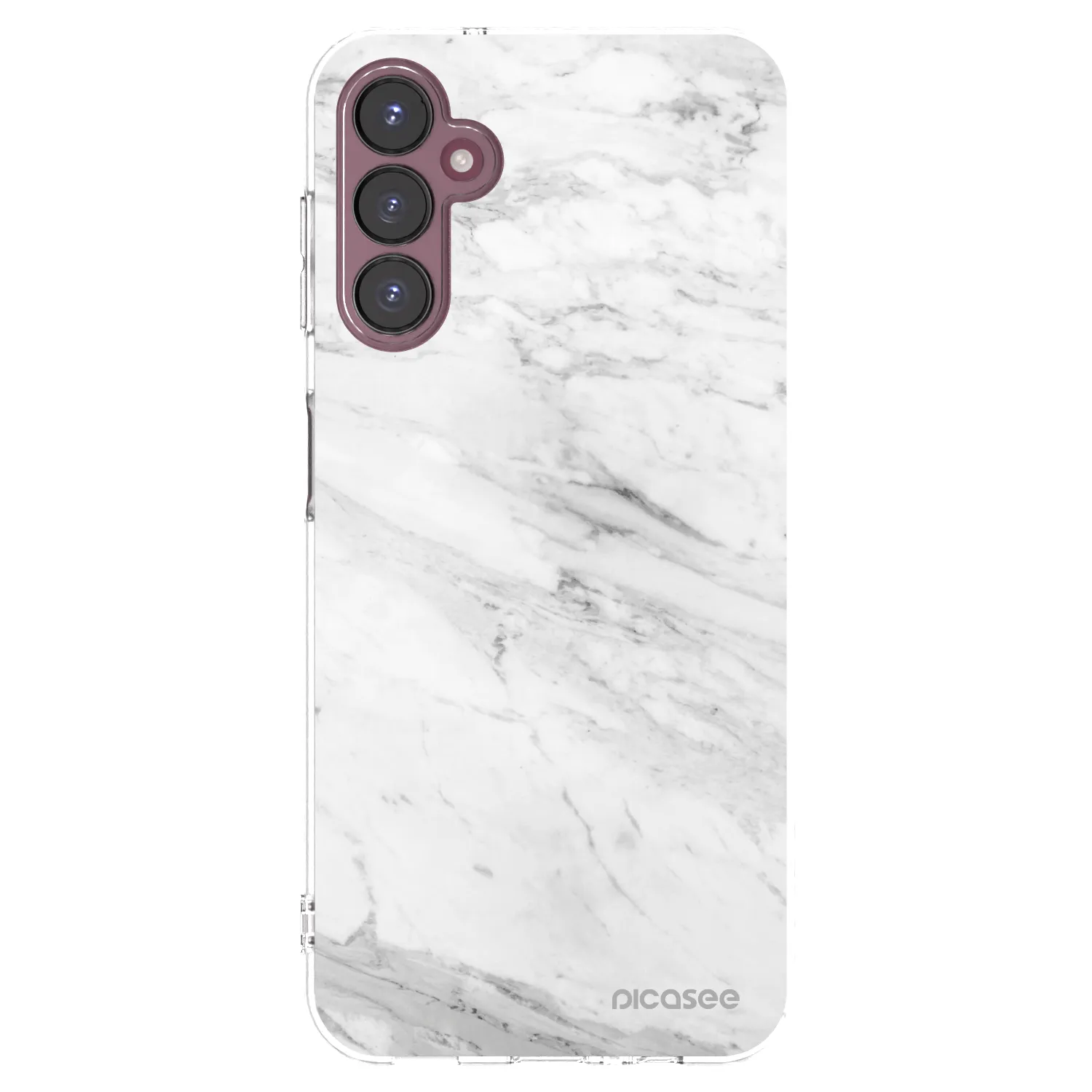 Picasee husă transparentă din silicon pentru Samsung Galaxy A05s A057G - White marble