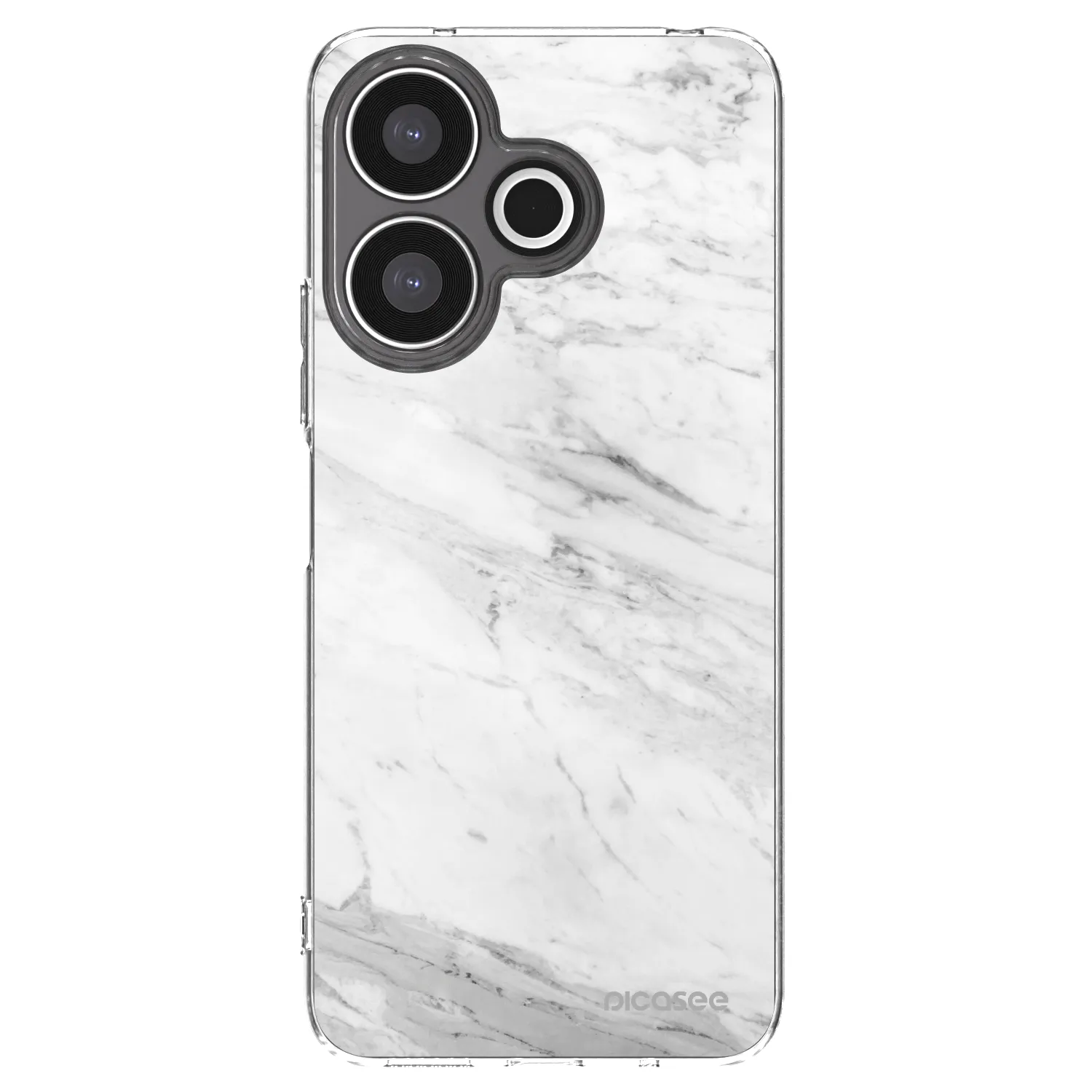 Picasee husă transparentă din silicon pentru Xiaomi Redmi 13 4G - White marble