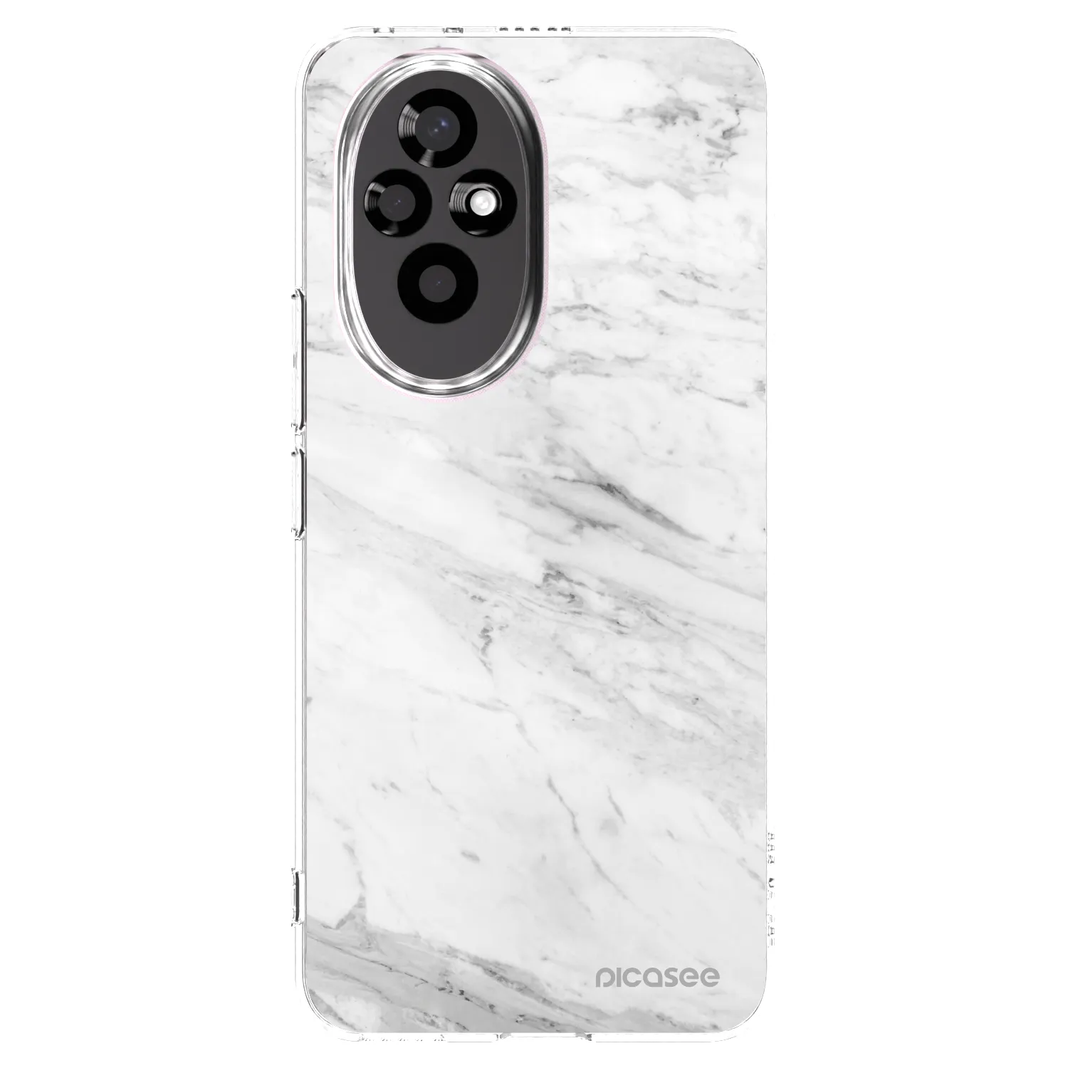 Picasee husă transparentă din silicon pentru Honor 200 5G - White marble