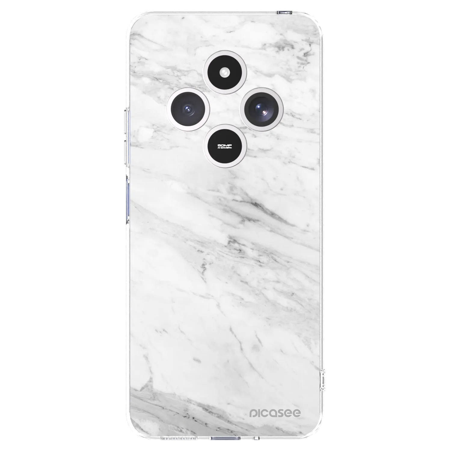 Picasee husă transparentă din silicon pentru Xiaomi Redmi 14C - White marble